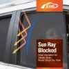 Picture of Car Rear Port Window Magnetic Mesh Sun Blind Shade for Mazda CX30 CX-30 2019-25