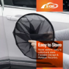 Picture of Car Rear Port Window Magnetic Mesh Sun Blind Shade for Mazda CX30 CX-30 2019-25