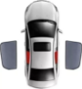 Picture of Window Sun Shade Magnetic Car Sun Blind Mesh Rear Window for Mazda CX-30 2019-25